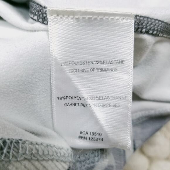 Lole Gray Print Quarter Zip Long Sleeve Shirt Sz Extra Small - Picture 8 of 12